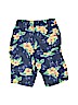 H&M 100% Cotton Floral Blue Shorts Size 7 - 8 - photo 2