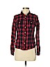 H&M 100% Cotton Red Long Sleeve Button-Down Shirt Size 6 - photo 1