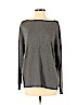 Lauren Vidal Gray Long Sleeve Top Size S - photo 1