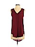 H&M 100% Polyester Burgundy Casual Dress Size 2 - photo 1