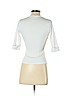 Laundry by Shelli Segal 100% Cotton White 3/4 Sleeve Top Size S - photo 2