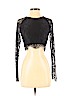 For Love & Lemons Black Long Sleeve Top Size S - photo 1