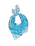 Oscar by Oscar De La Renta Polka Dots Stripes Blue Scarf One size - photo 1