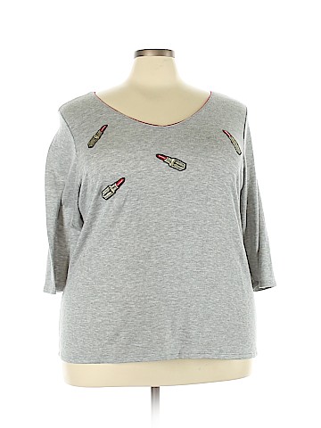 Lane Bryant Outlet 3/4 Sleeve Top (view 1)