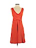HD in Paris 100% Cotton Orange Casual Dress Size 4 - photo 1
