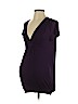 Liz Lange Maternity Purple Short Sleeve Top Size S - photo 1