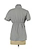 Motherhood 100% Cotton Gray Short Sleeve Button-Down Shirt Size M - photo 2