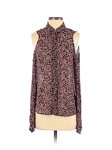 Paige Long Sleeve Silk Top (view 1)