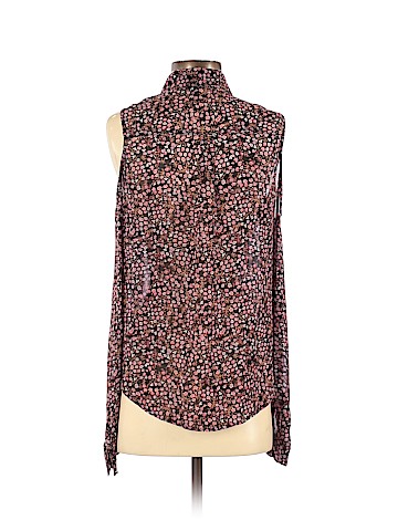 Paige Long Sleeve Silk Top (view 2)