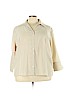 Maggie Barnes Tan 3/4 Sleeve Blouse Size 3X - photo 1