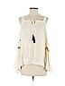 Patrons of Peace 100% Rayon Ivory Long Sleeve Blouse Size M - photo 1