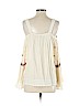 Patrons of Peace 100% Rayon Ivory Long Sleeve Blouse Size M - photo 2