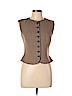 Emanuel Ungaro Parallele 100% Virgin Wool Tan Tuxedo Vest Size 10 - photo 1