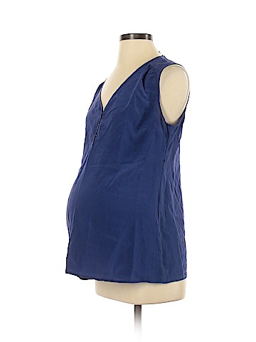 A Pea in the Pod Sleeveless Silk Top (view 1)