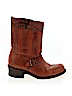 FRYE 100% Leather Brown Boots Size 9 1/2 - photo 1