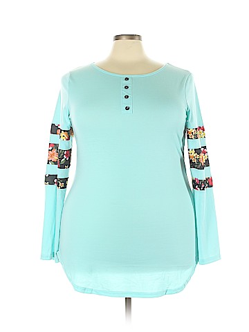 Unbranded Long Sleeve Henley (view 1)