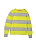 Gap Kids Stripes Stars Green Pullover Sweater Size 8 - photo 1