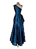 ML Monique Lhuillier 100% Polyester Blue Cocktail Dress Size 0 - photo 2