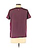 Mossimo 100% Polyester Burgundy Short Sleeve Blouse Size S - photo 2