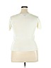 Linda Allard Ellen Tracy 100% Viscose Ivory Short Sleeve Top Size 0X - photo 2
