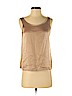Victoria's Secret 100% Silk Tan Sleeveless Silk Top Size P (petite) - photo 1