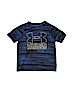 Under Armour 100% Polyester Graphic Blue Active T-Shirt Size XS (youth) - photo 1