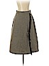 ISAAC 100% Wool Brown Wool Skirt Size 4 - photo 1