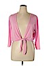 Mossimo 100% Polyester Pink Cardigan Size 1X - photo 1