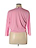 Mossimo 100% Polyester Pink Cardigan Size 1X - photo 2