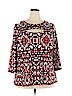 Jete Red 3/4 Sleeve Top Size 2X - photo 1