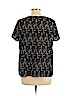 Mossimo 100% Polyester Black Short Sleeve Blouse Size L - photo 2