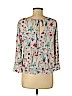 Ann Taylor LOFT Outlet White Long Sleeve Top Size M (petite) - photo 2