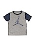 Air Jordan 100% Polyester Color Block Gray Active T-Shirt Size 5 - photo 1