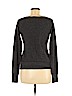 Aqua 100% Cashmere Gray Cashmere Pullover Sweater Size M - photo 2