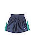 Nike 100% Polyester Stripes Blue Athletic Shorts 9-12 MO / 12 MO - photo 1