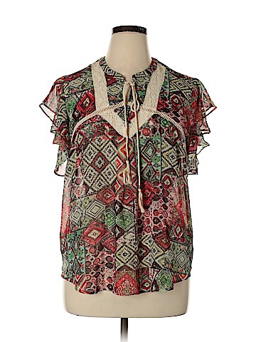 Black Rainn Short Sleeve Blouse (view 1)