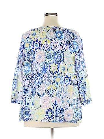 Talbots 3/4 Sleeve Blouse (view 2)