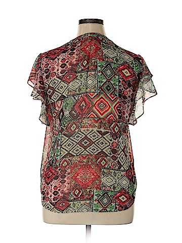 Black Rainn Short Sleeve Blouse (view 2)