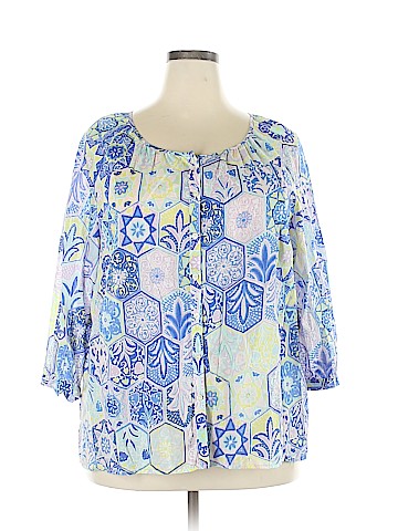 Talbots 3/4 Sleeve Blouse (view 1)