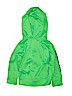 Under Armour 100% Polyester Solid Green Zip Up Hoodie Size 2T - photo 2