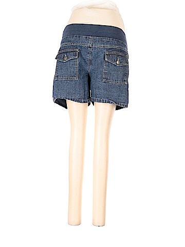 Announcements Maternity Denim Shorts (view 2)