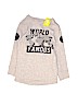 Crazy 8 100% Cotton Gray Long Sleeve T-Shirt Size 5 - 6 - photo 1