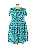 Lularoe Green Casual Dress Size 3X - photo 1