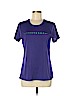 Nike 100% Polyester Purple Active T-Shirt Size M - photo 1