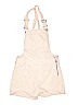 Madewell 100% Cotton Ivory Overall Shorts Size XXS - photo 1