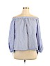 BCBGMAXAZRIA Blue Long Sleeve Blouse Size M - photo 1
