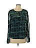 Vince Camuto 100% Polyester Green Long Sleeve Blouse Size L - photo 1