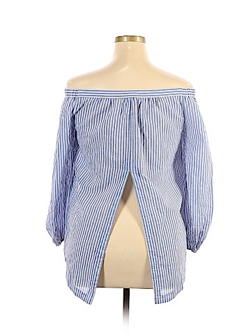 BCBGMAXAZRIA Long Sleeve Blouse (view 2)