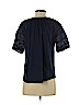 Lucky Brand Blue Short Sleeve Blouse Size S - photo 2