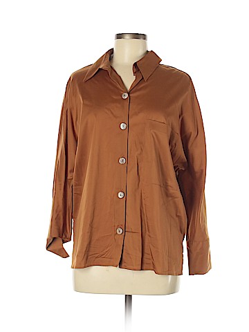 Zara Long Sleeve Button-Down Shirt (view 1)